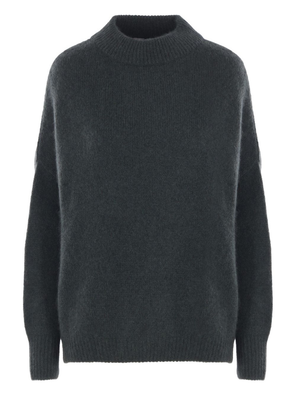 high-neck  long-sleeves sweater - 1