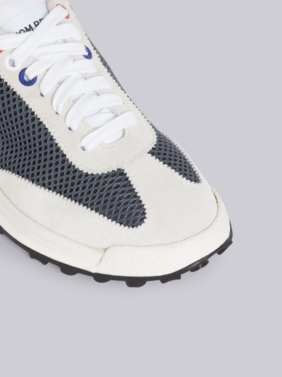 Thom Browne Dark Grey Nylon Tech Runner outlook