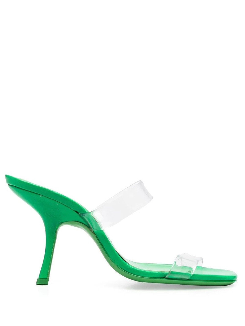 Clara 100mm square-toe sandals 1