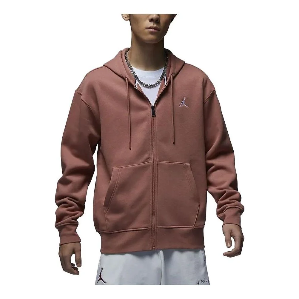 Air Jordan Full-Zip Fleece Hoodie 'Burgundy' FJ7772-810 - 1