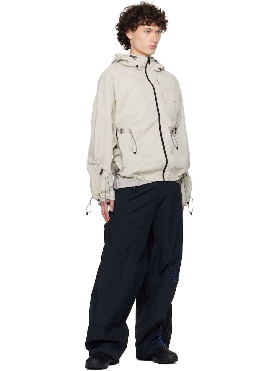 Beige Balfron Windbreaker Jacket - 4