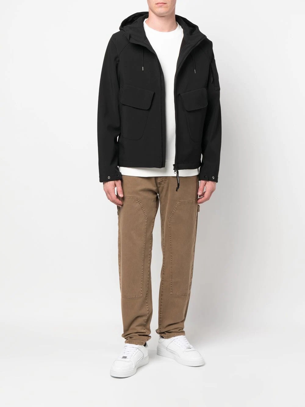 zip-up hooded jacket - 2