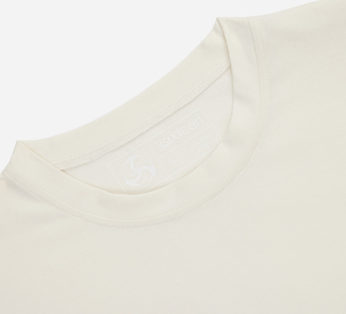 Cropped Training Tee - White - 3