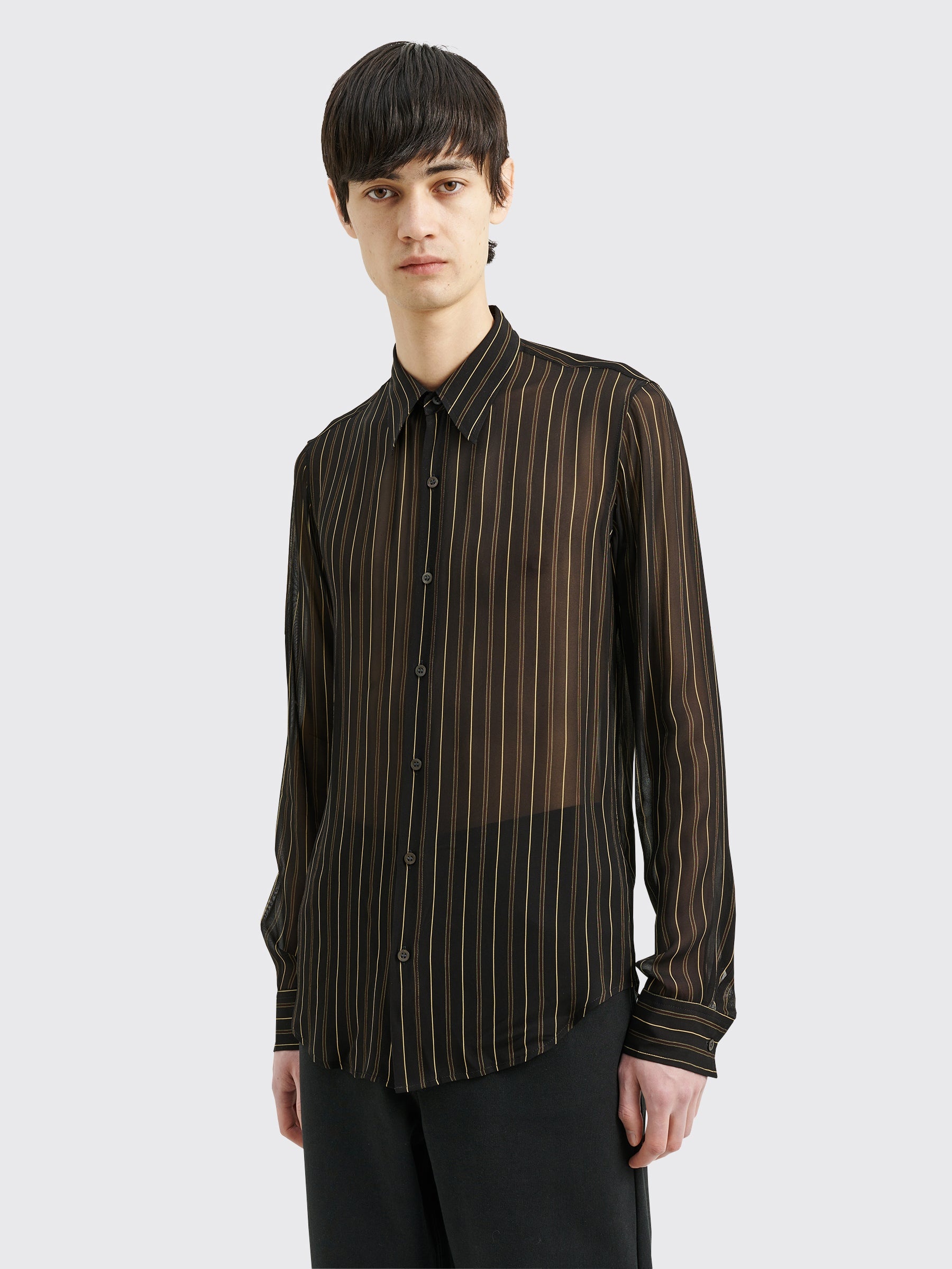 DRIES VAN NOTEN CELDON SHIRT BLACK - 2