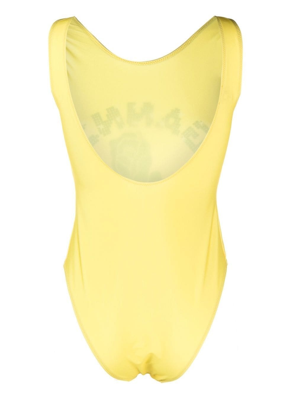 logo-print floral swimsuit - 2