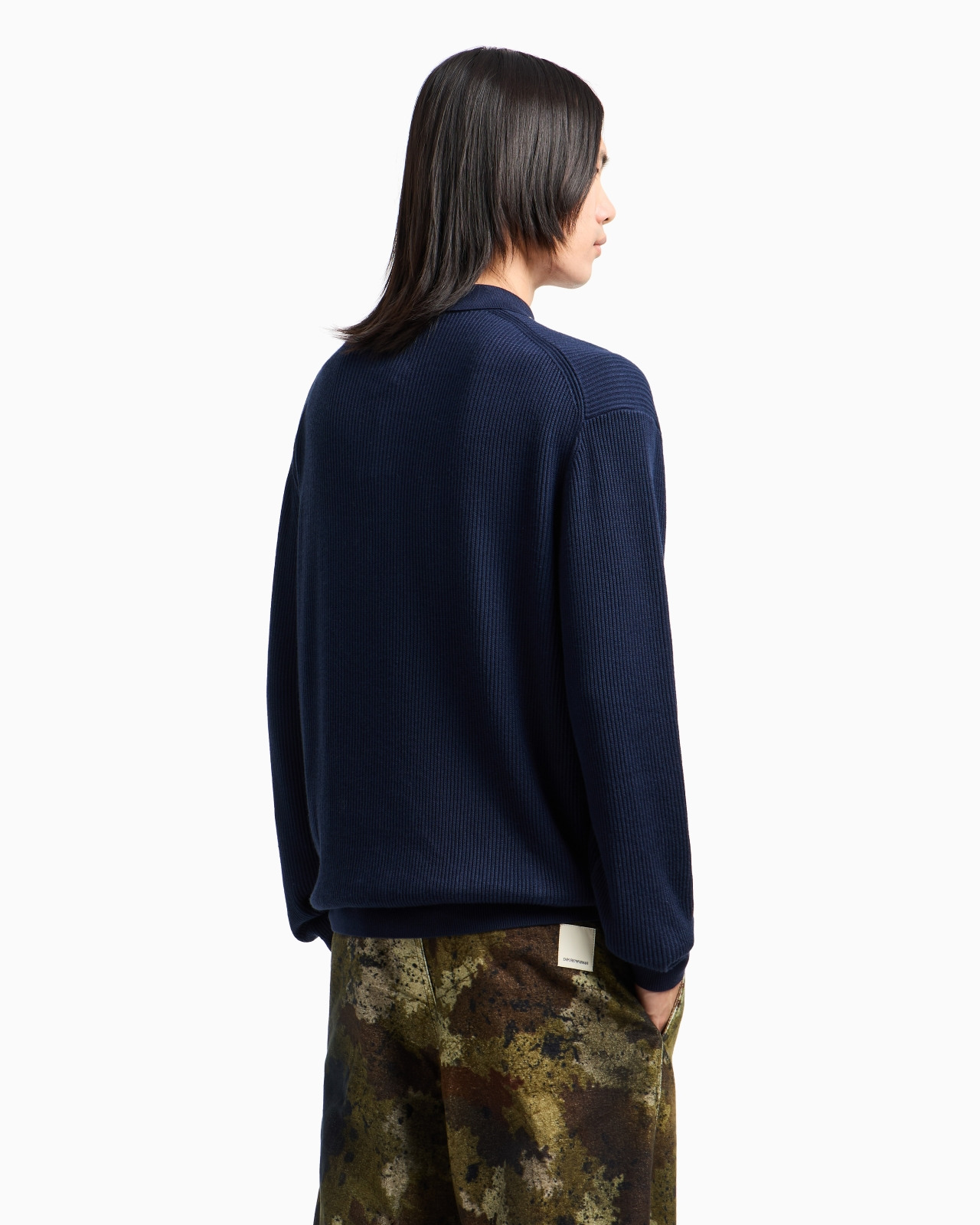 NEW YORK CAPSULE COLLECTION RIB-KNIT POLO SHIRT - 3