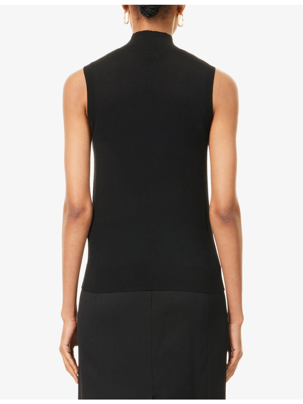 Slalom Sleeveless Wool Top - 4