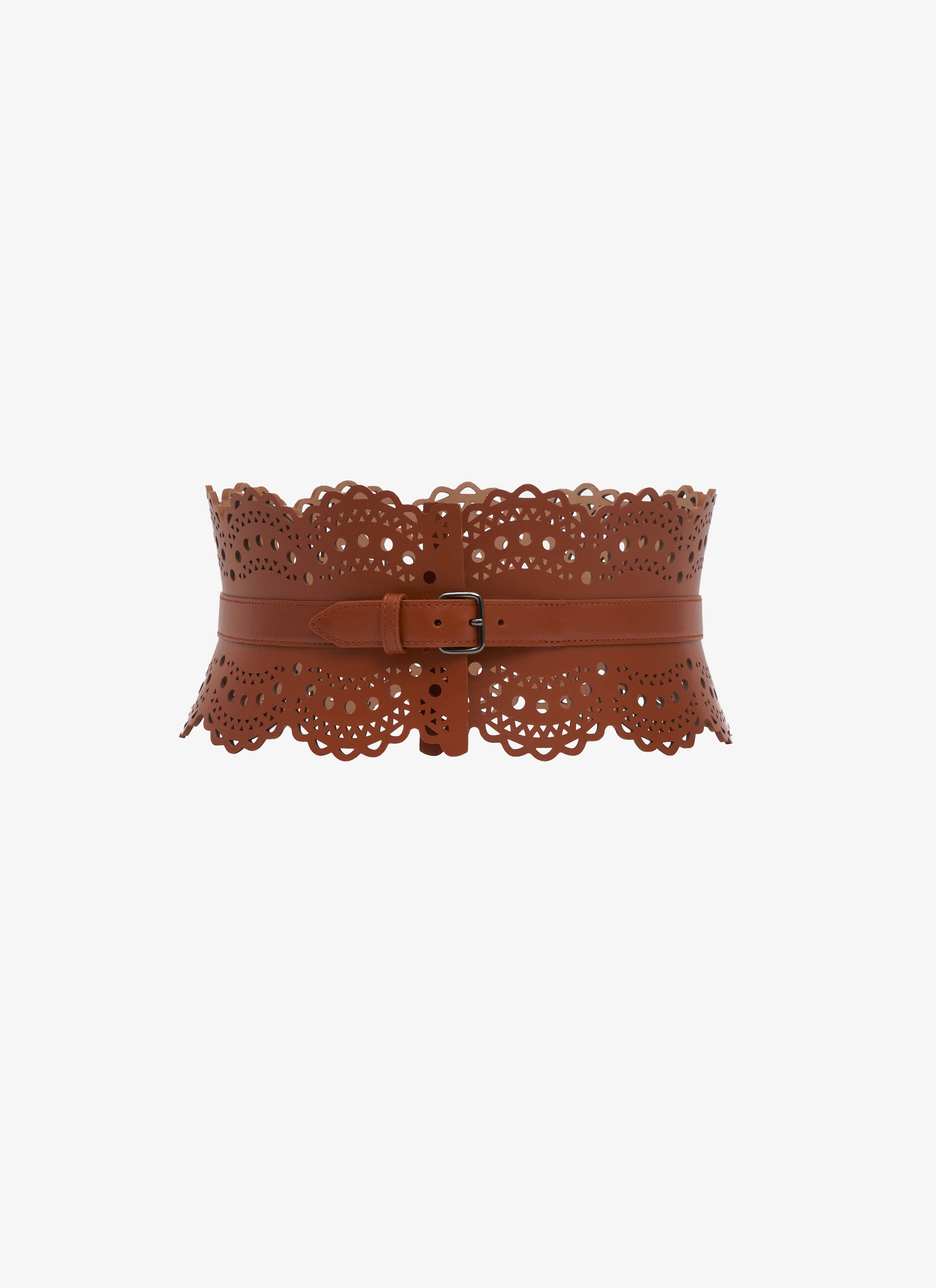 BUSTIER BELT IN VIENNE WAVE CALFSKIN - 1