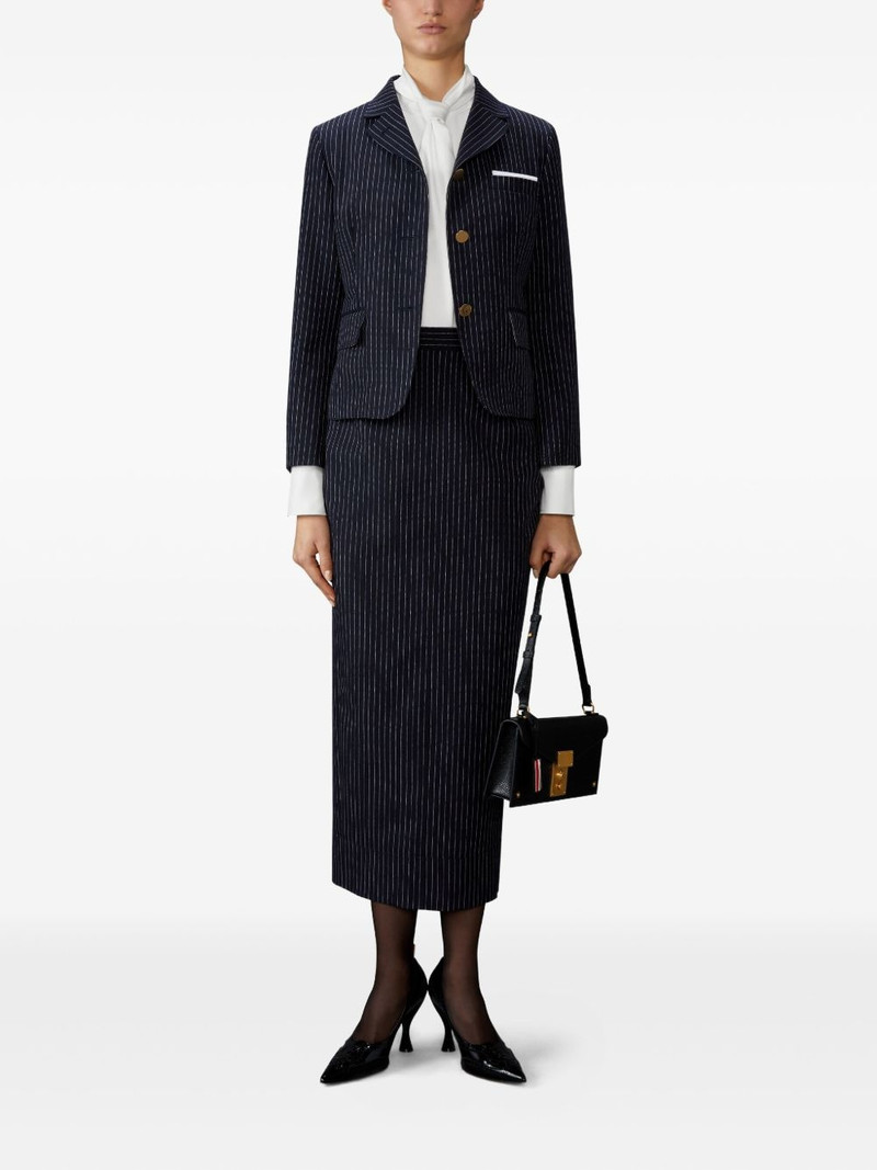 Thom Browne detachable-collar bow shirt outlook