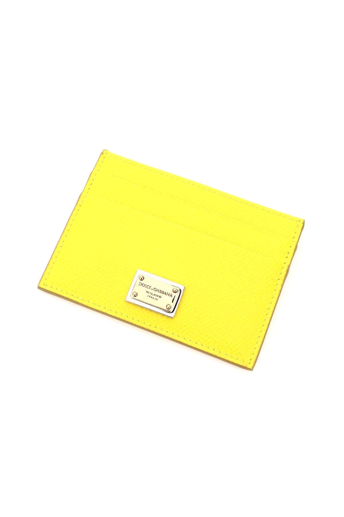 LEATHER CARD HOLDER WITH LOGO PLAQUE - 2