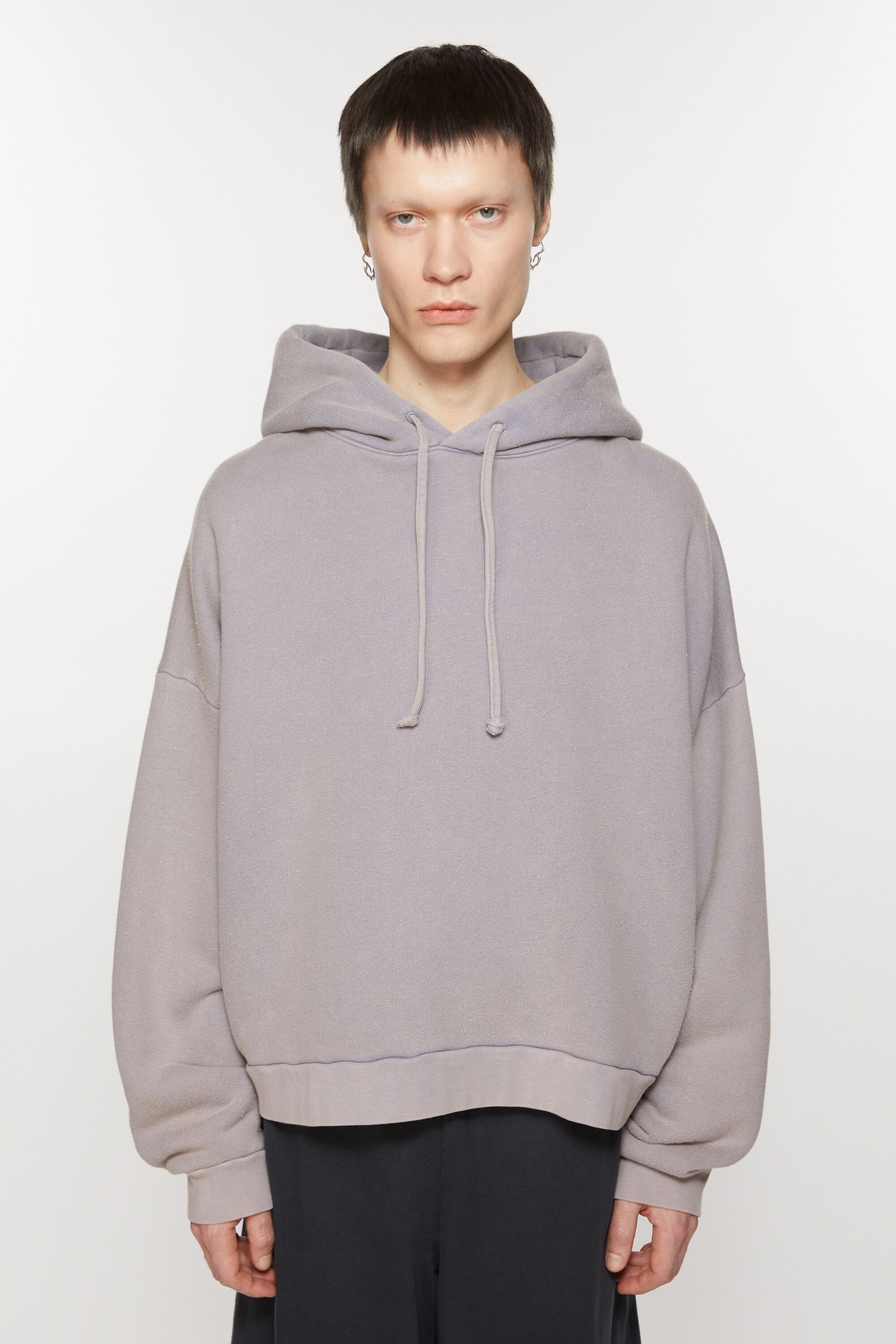 Hooded sweater logo patch - Dusty purple - 2