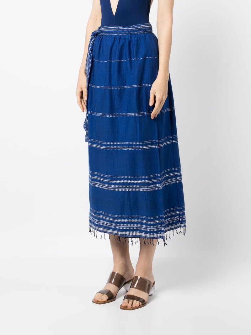 Inku cotton wrap skirt 3