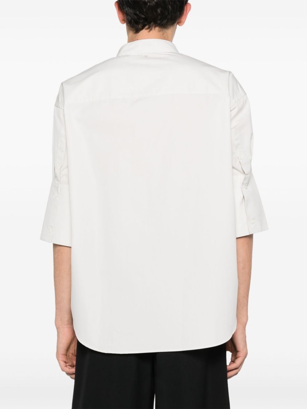 Ami de Coeur-motif cotton shirt - 4