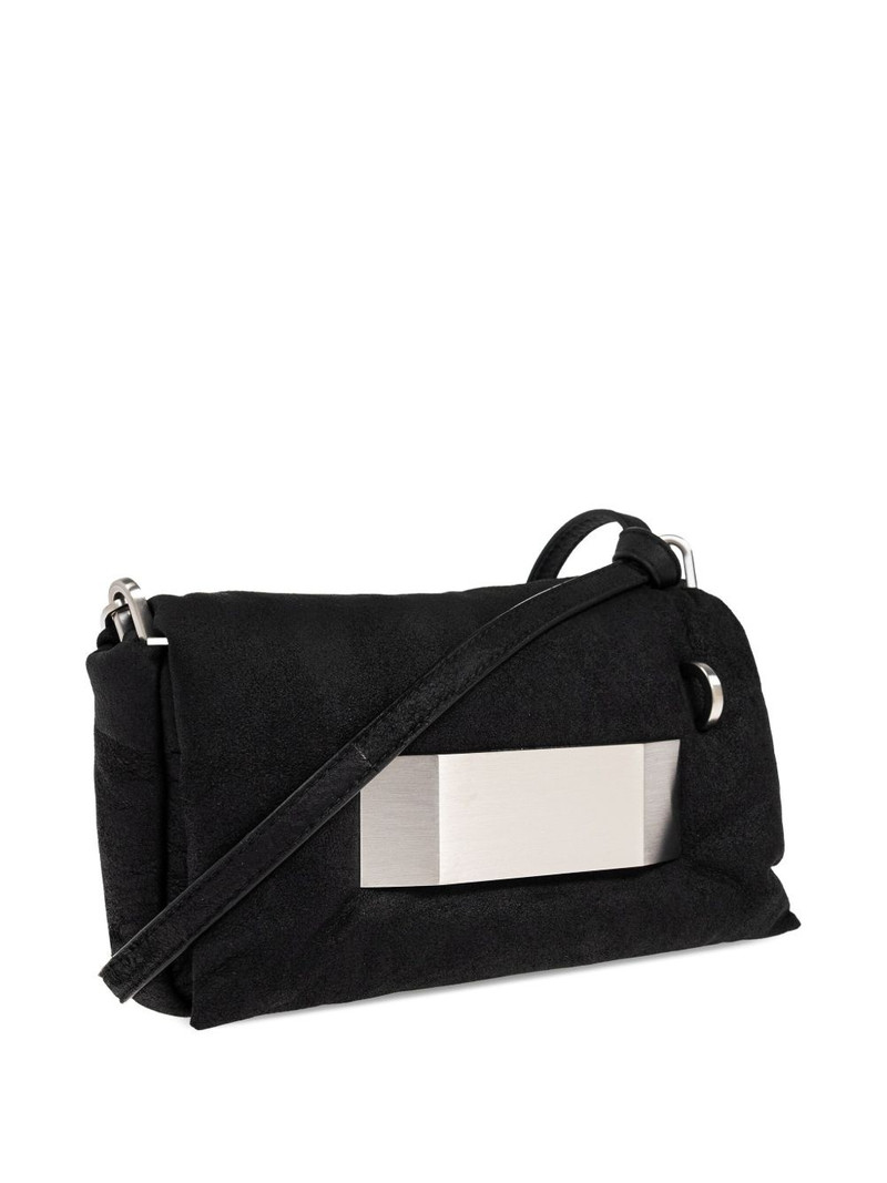 Griffin panelled leather shoulder bag 5