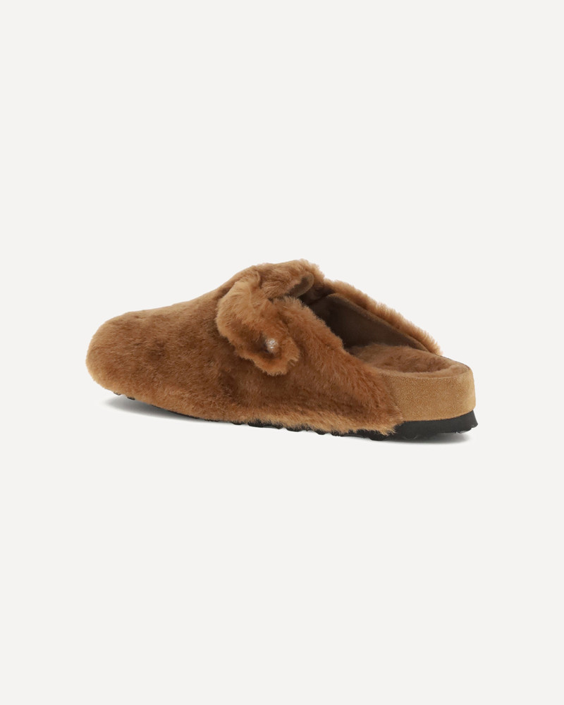 BIRKENSTOCK Shearling Boston Mules outlook