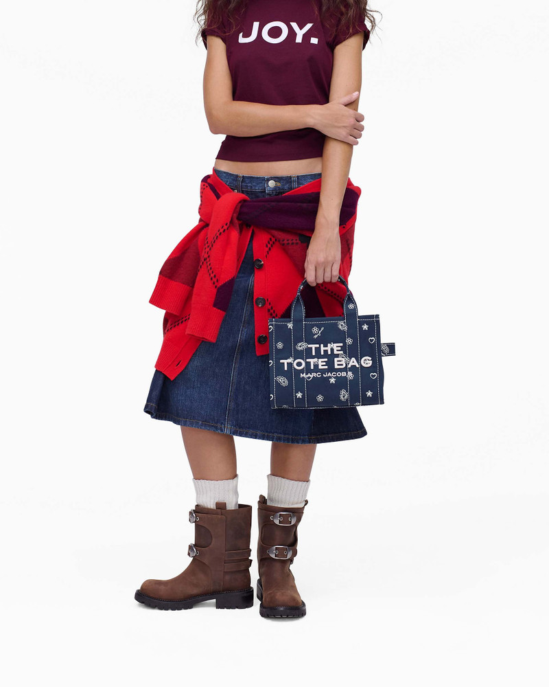 THE BANDANA CANVAS SMALL TOTE BAG 9
