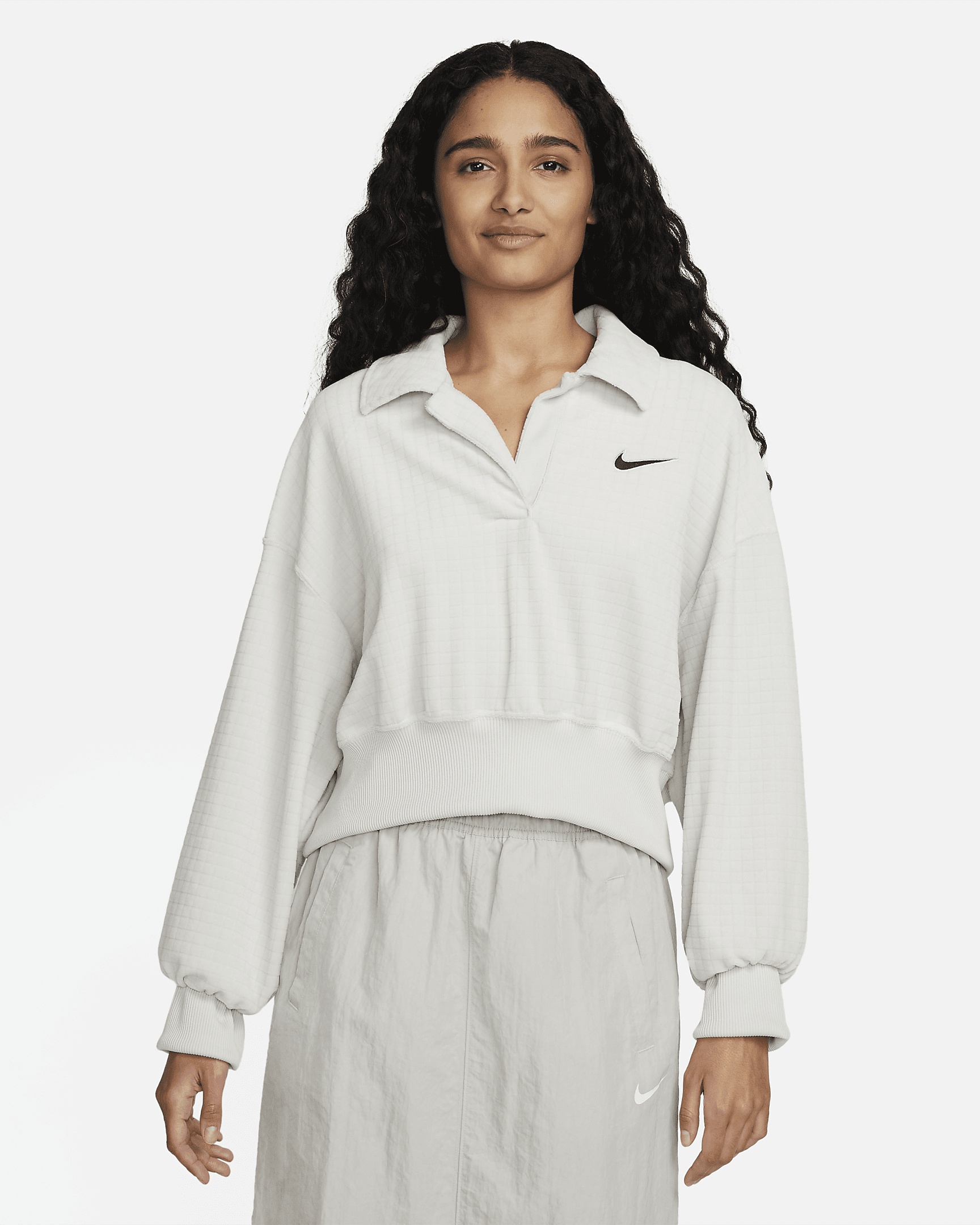 Women's Nike Sportswear Velour Polo - 1