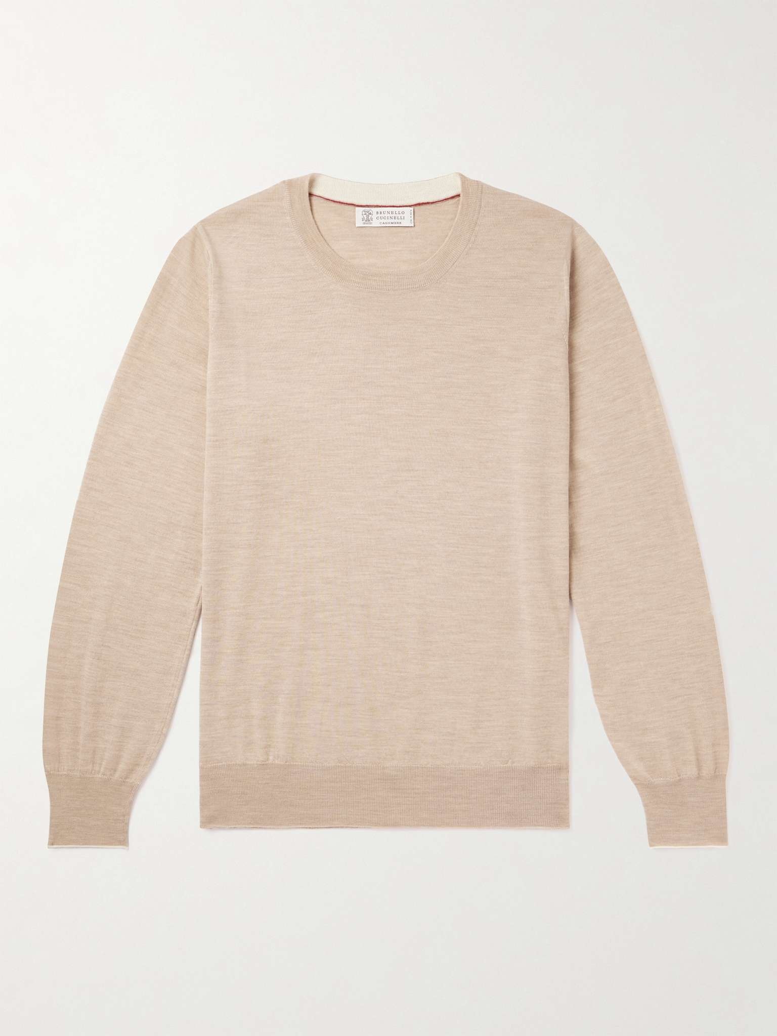 Wool and Cashmere-Blend Sweater - 1
