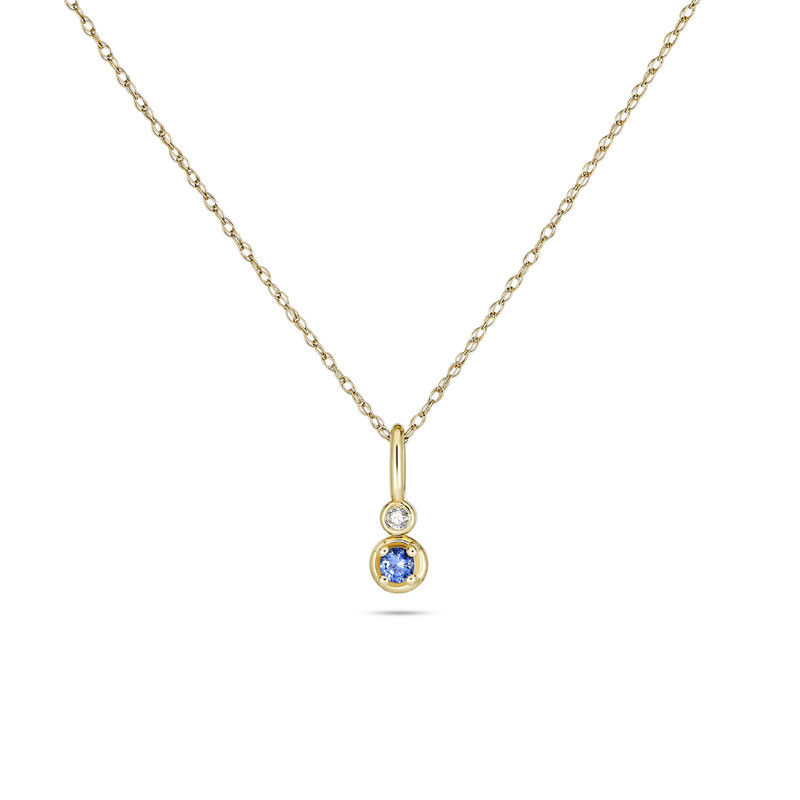 Birthstone Diamond Bonbon Necklace 1