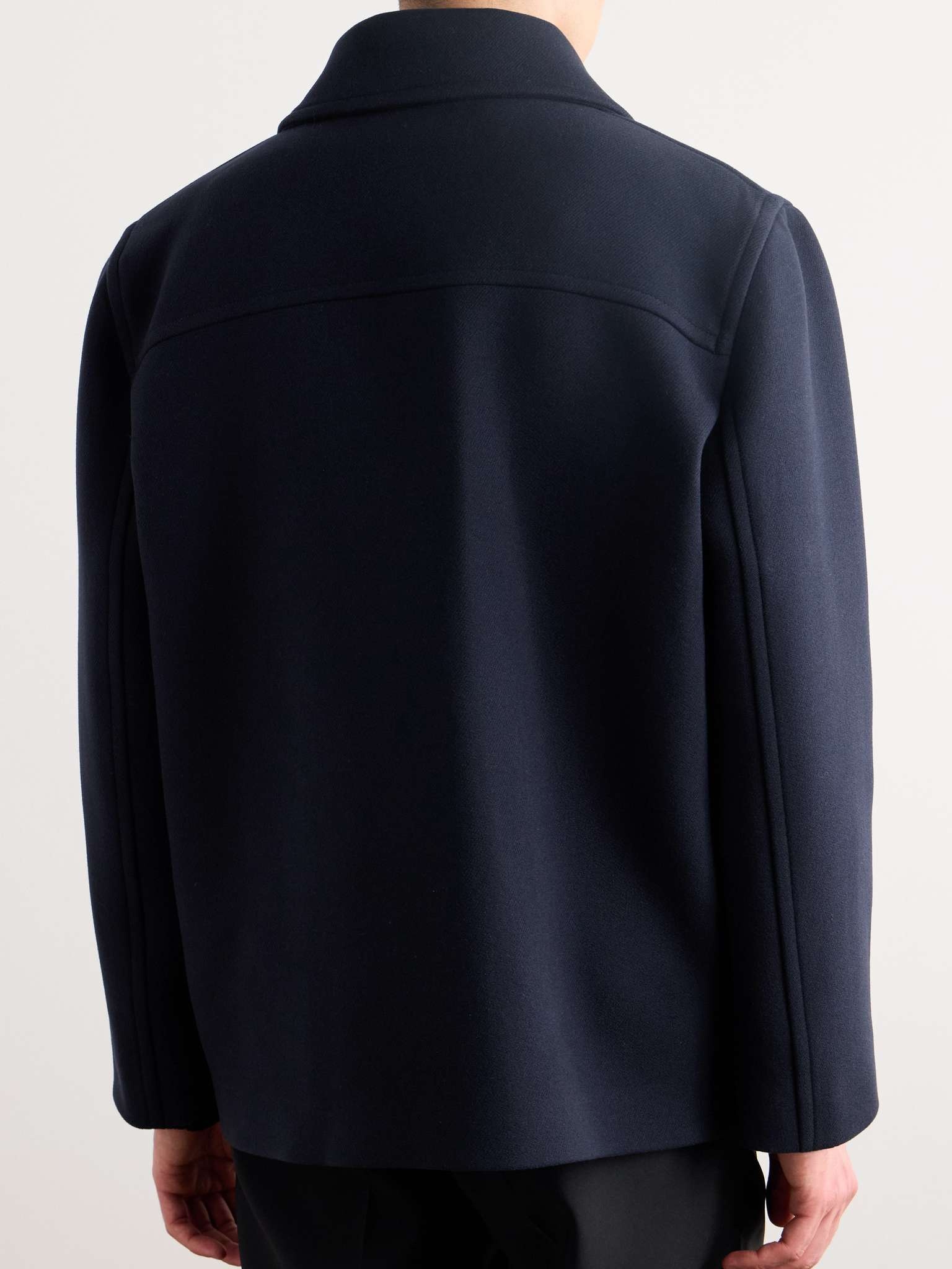 Double-Breasted Wool-Twill Peacoat - 4