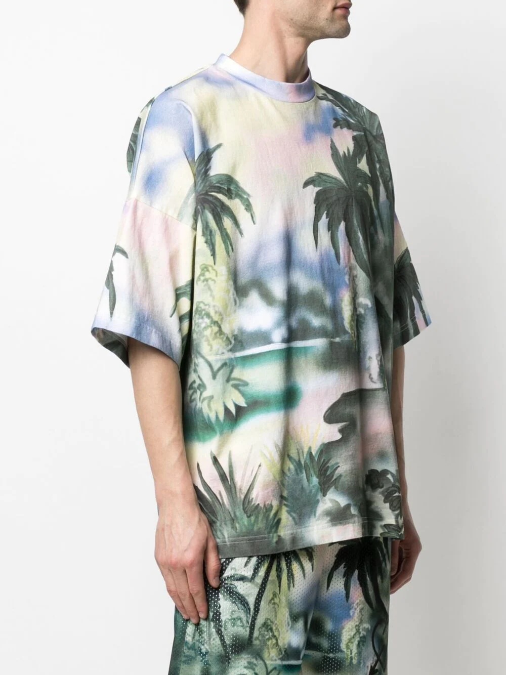 palm tree logo T-shirt - 3