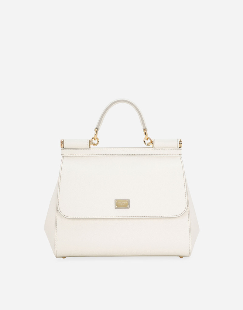 Medium Sicily handbag in dauphine leather - 1