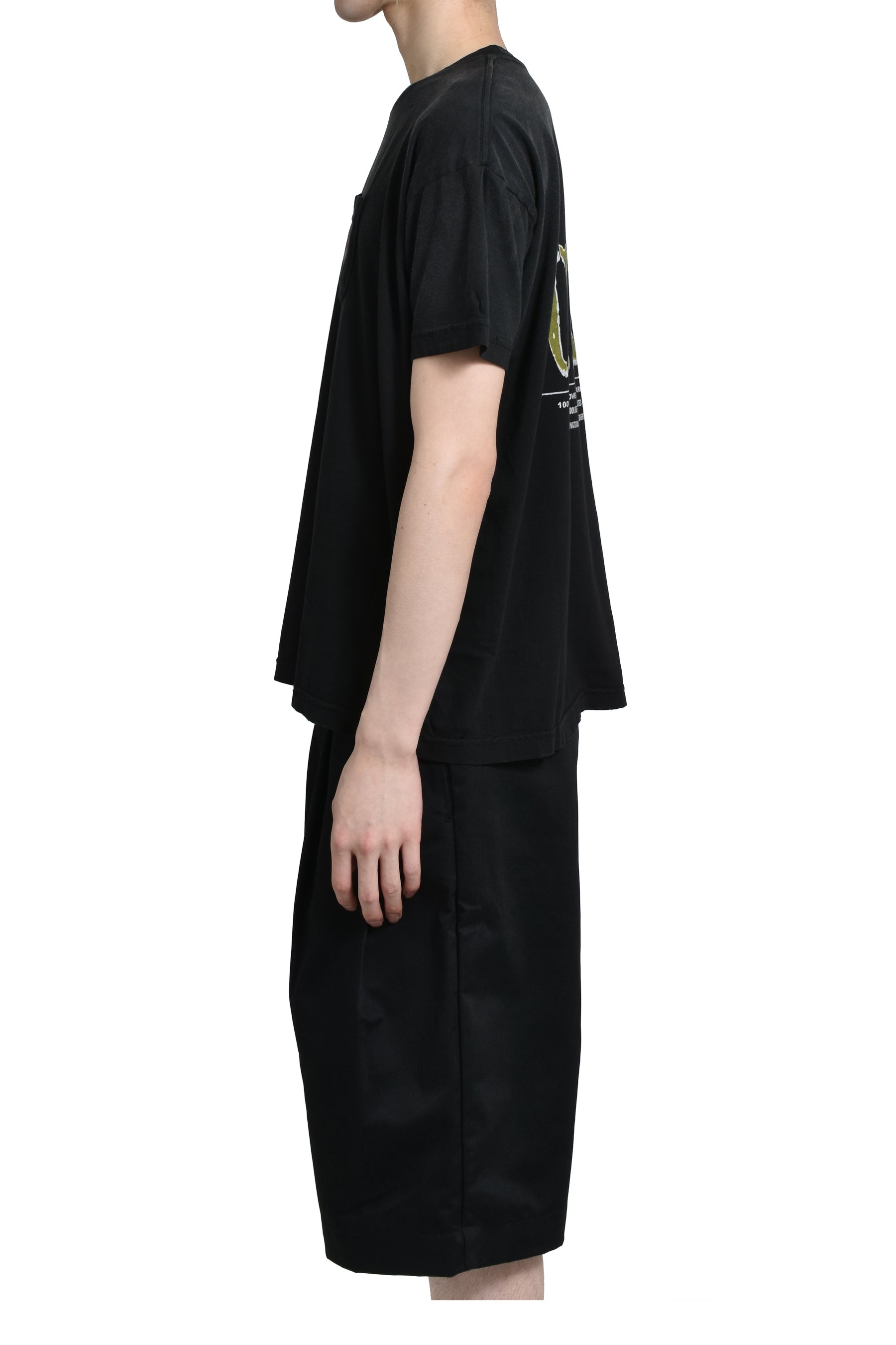 CHORIZO DESTROYED EASY TEE / WASHED BLK - 3