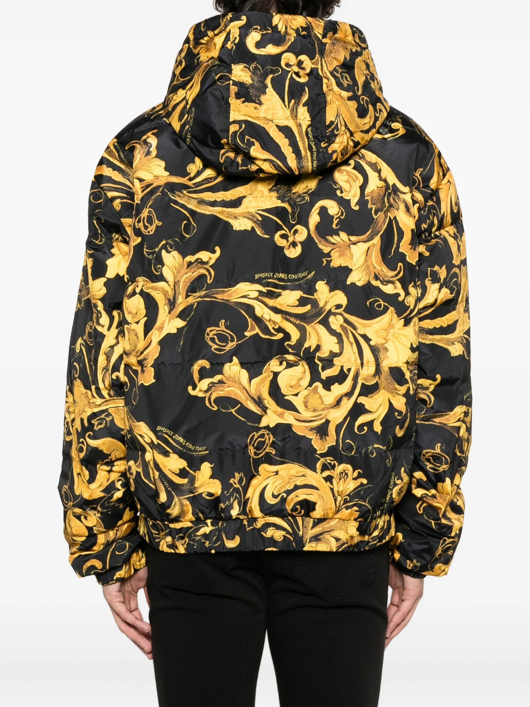 Versace Jeans Couture Baroque-print Hooded Jacket - 4