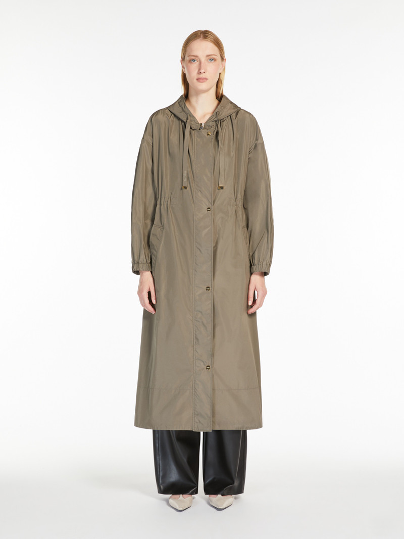 TEODORO Long, water-repellent taffeta parka 3