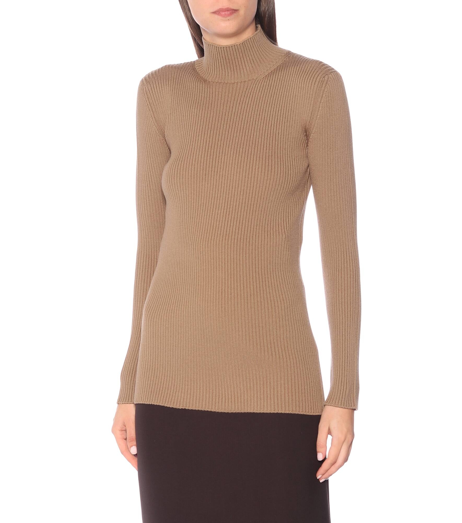 Ribbed-knit wool-blend sweater - 5