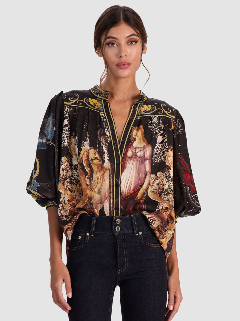 CORA BUTTON DOWN BLOUSE 2