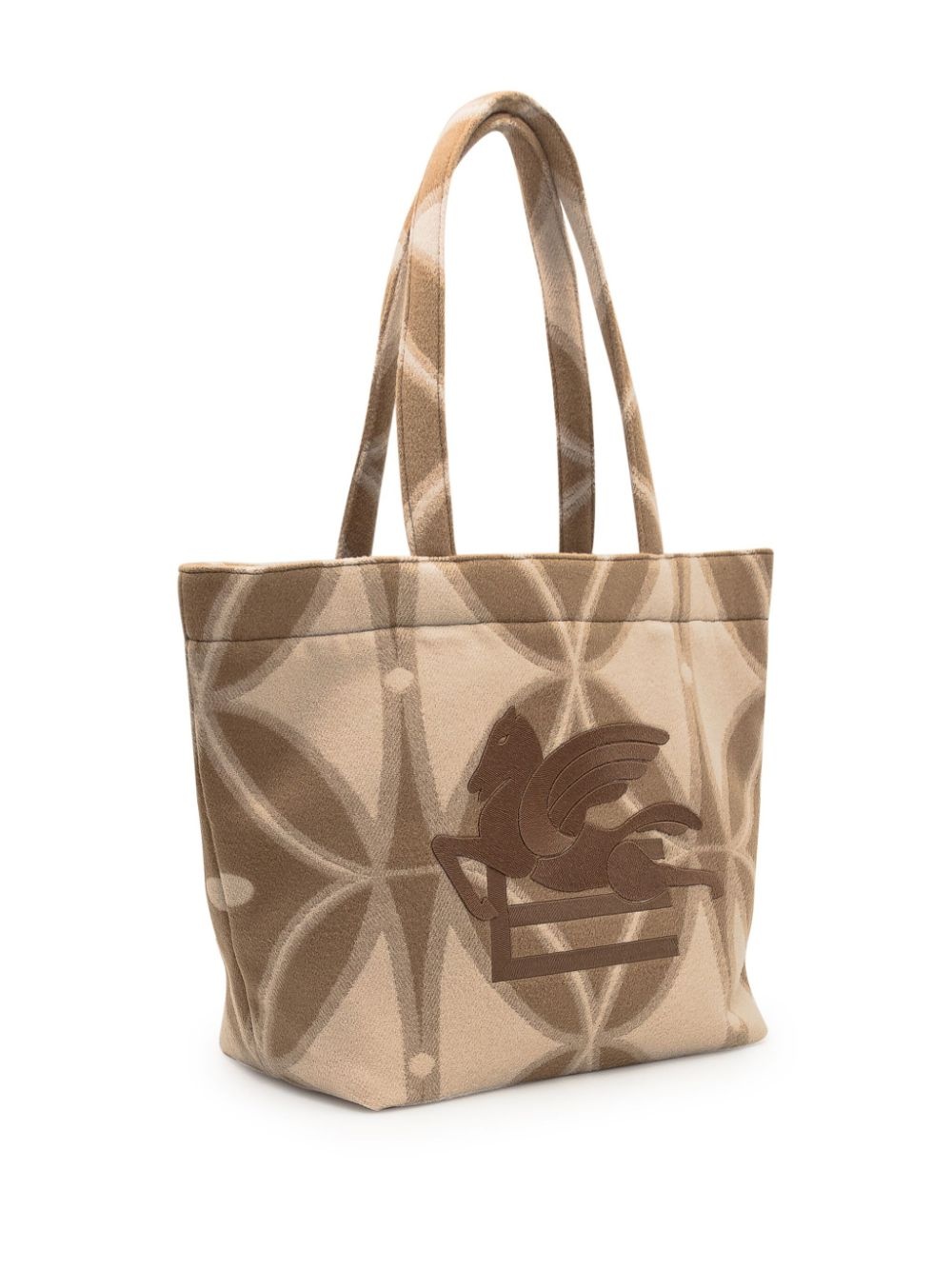 logo-embroidered tote bag - 3