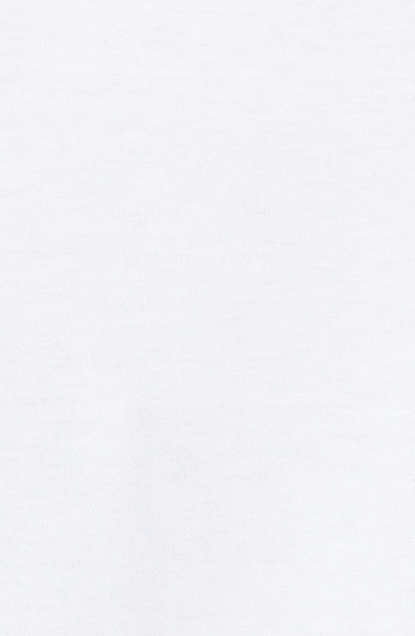 Logo Plate Crewneck Cotton T-Shirt - 6
