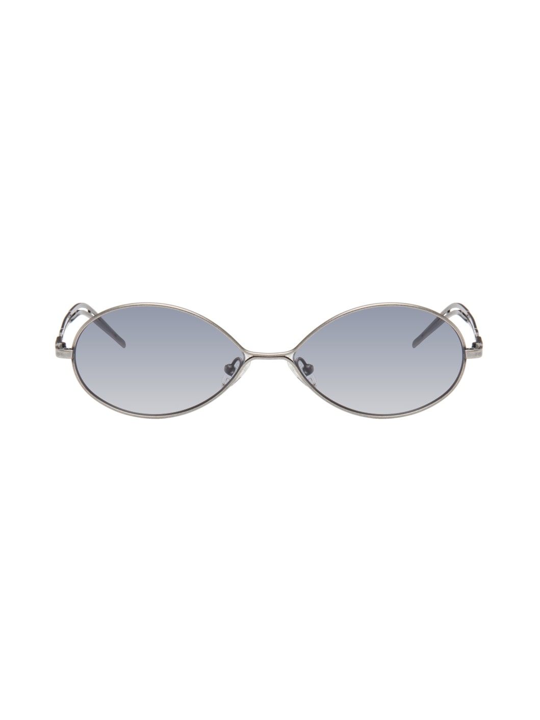 SSENSE Exclusive Silver 'The Teardrop' Sunglasses - 1