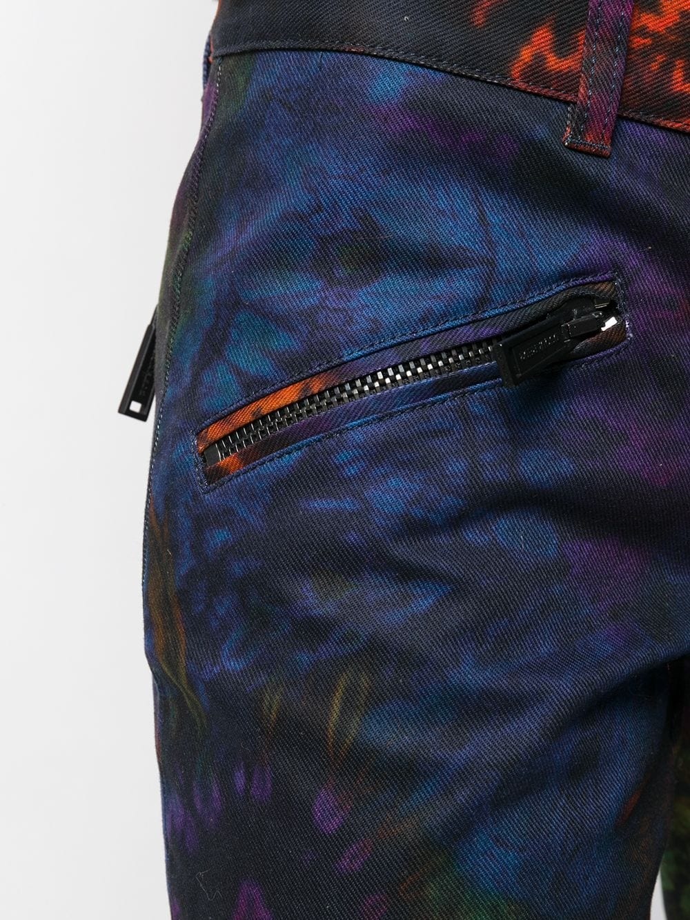tie-dye cropped trousers - 5