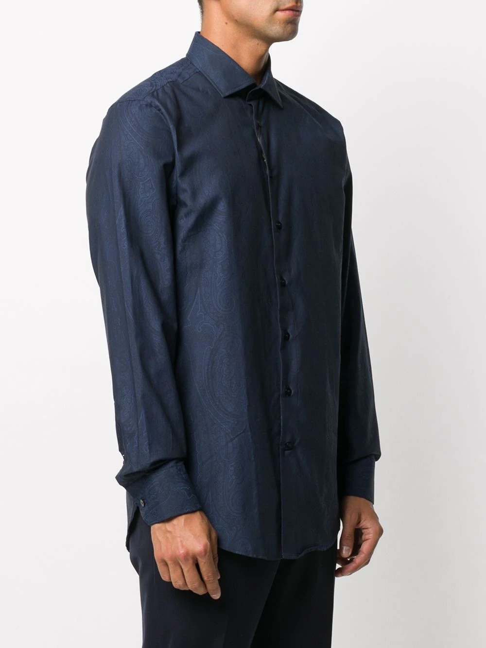 plain long-sleeve shirt - 3