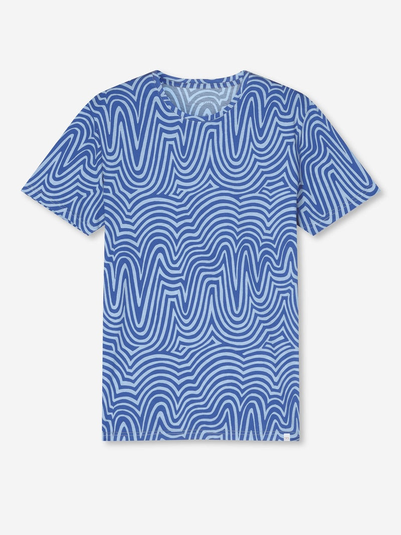 Men's T-Shirt Robin 11 Pima Cotton Blue 1