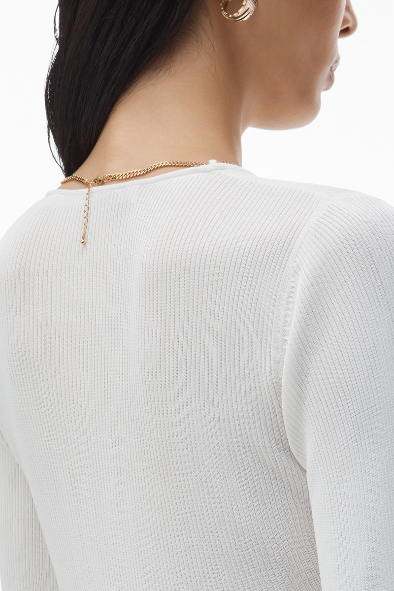 Logo Nameplate Cropped Shirt 6