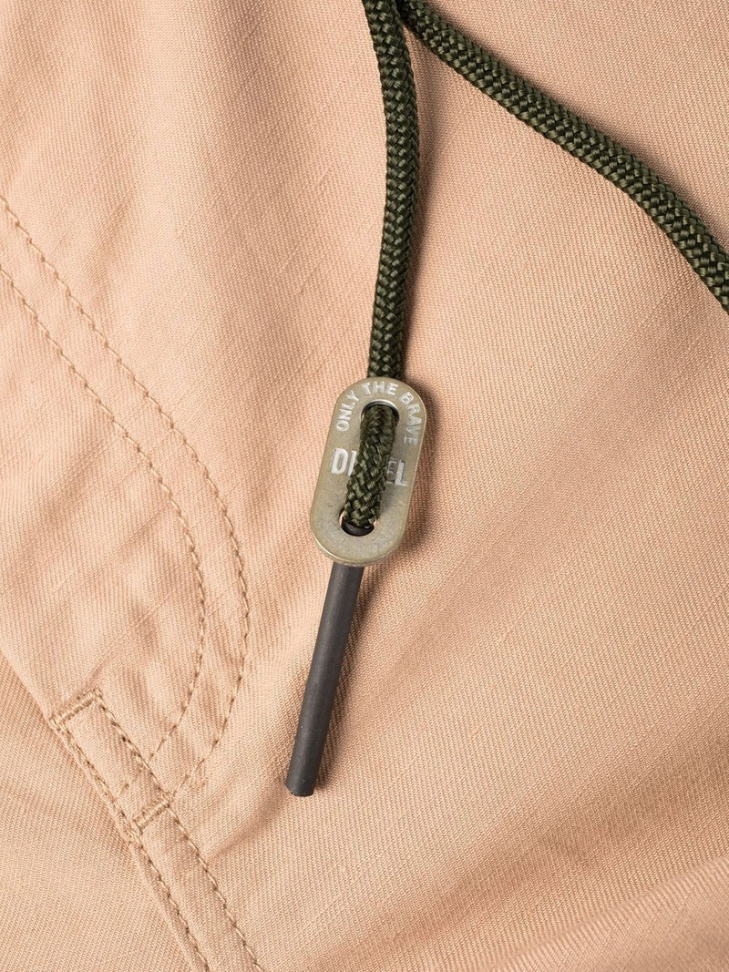 cotton-linen twill cargo pants 6