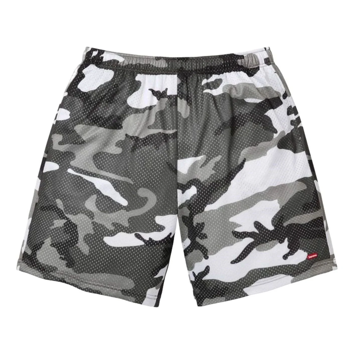 Supreme Supreme SS26 Small Box Baggy Mesh Short 'Snow Camo' SUP