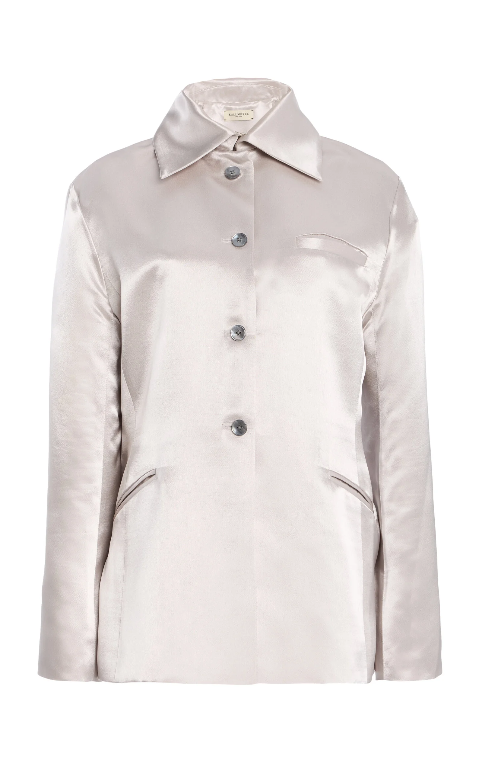 Luca Cotton Blazer silver - 1