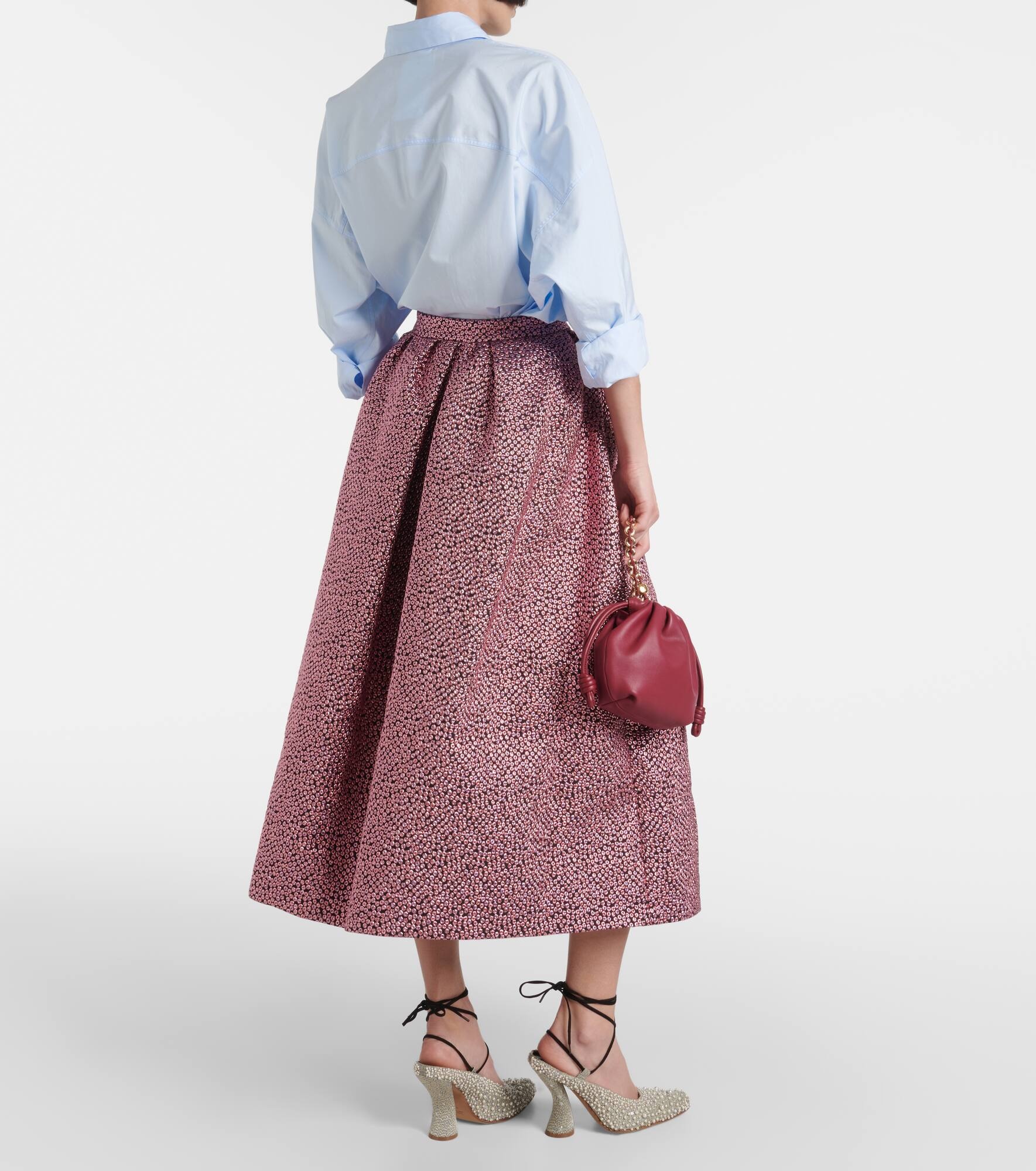 Soni pleated midi skirt - 3