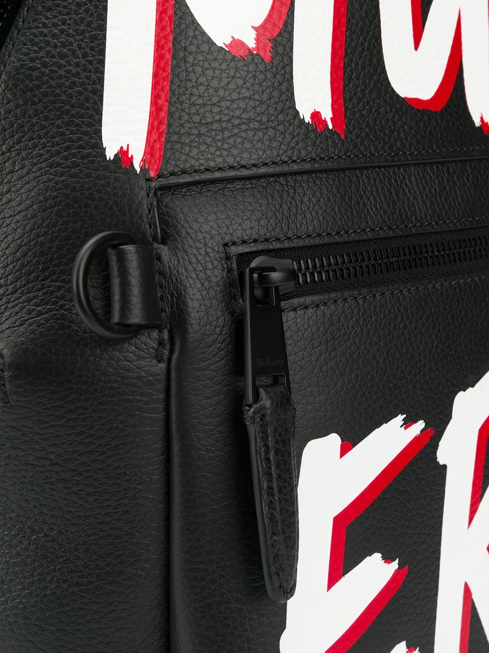 logo-print zipped backpack - 5