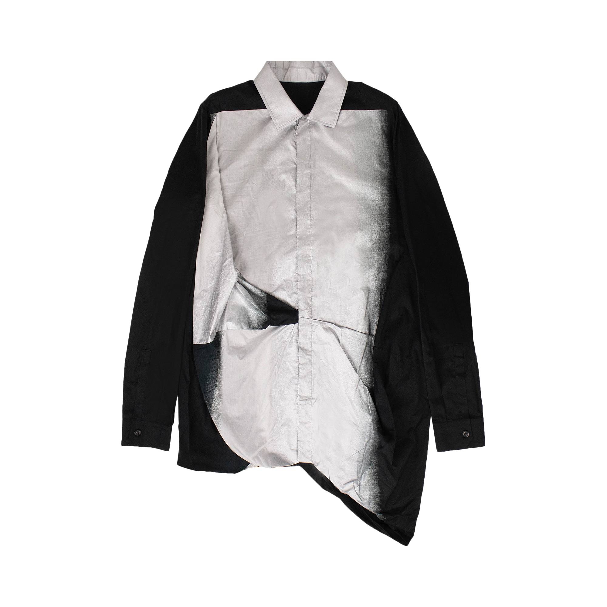 Rick Owens Smash Button Down Shirt 'Black/Silver' - 1