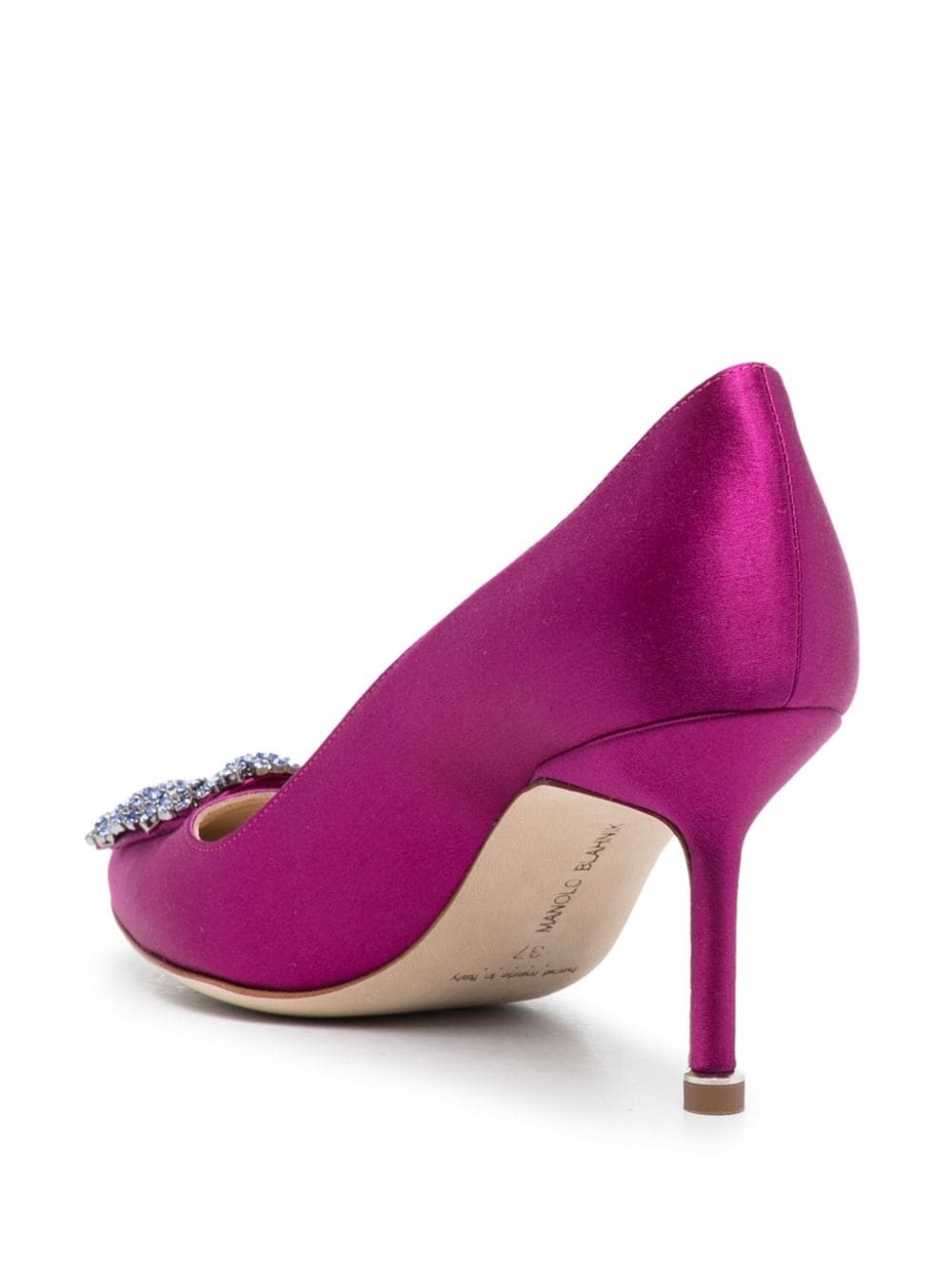 Hangisi 70mm silk-satin pumps - 3