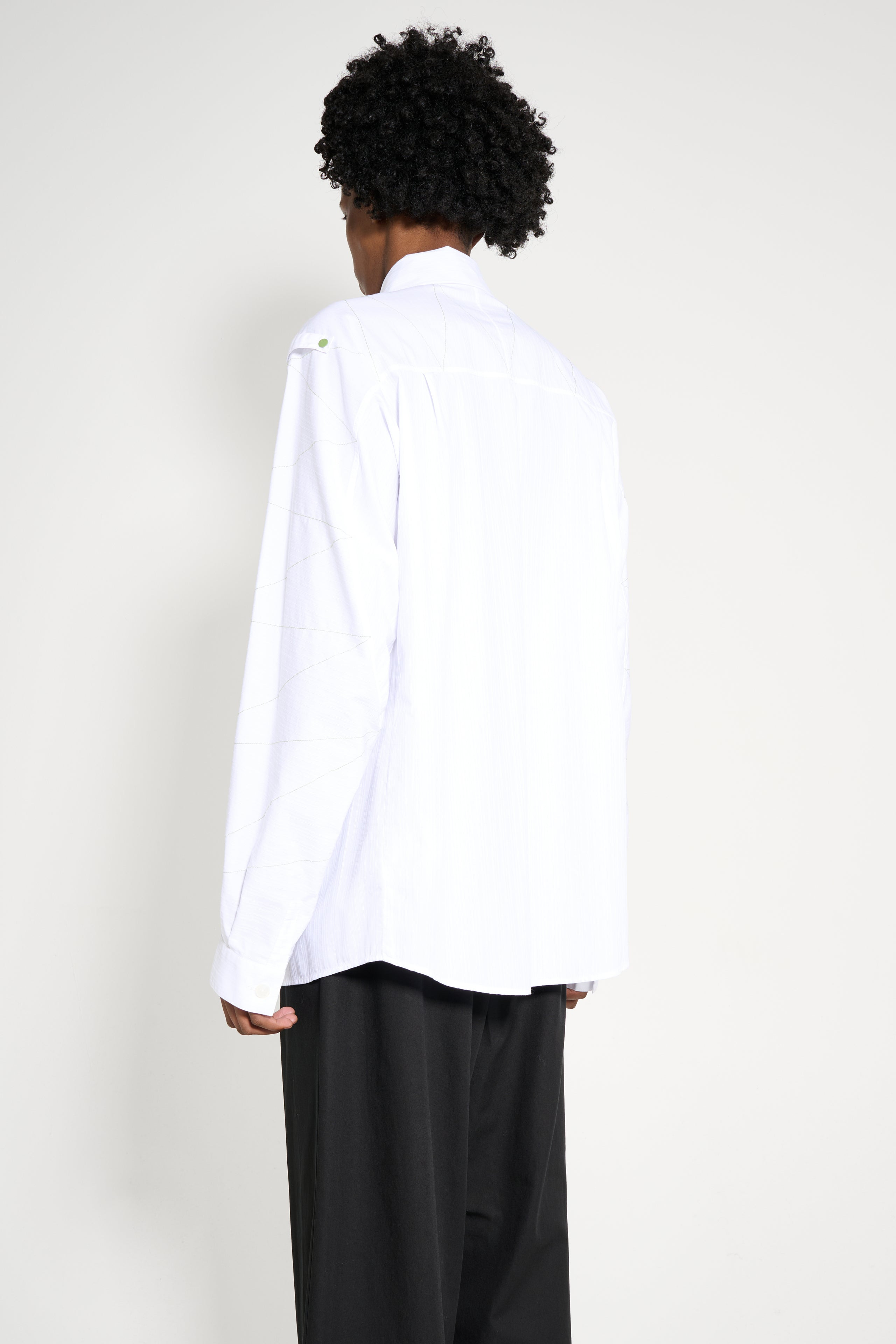 KIKO KOSTADINOV SOLVA SHIRT WHITE STRIPES - 4