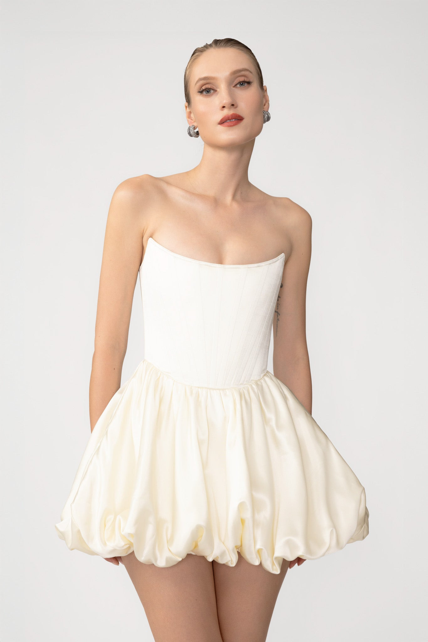 LYDIA SATIN DRESS - 2