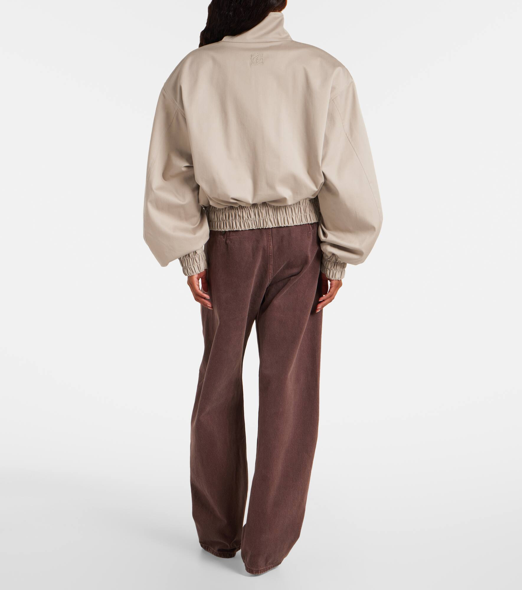 Wool and silk bomber jacket - 3