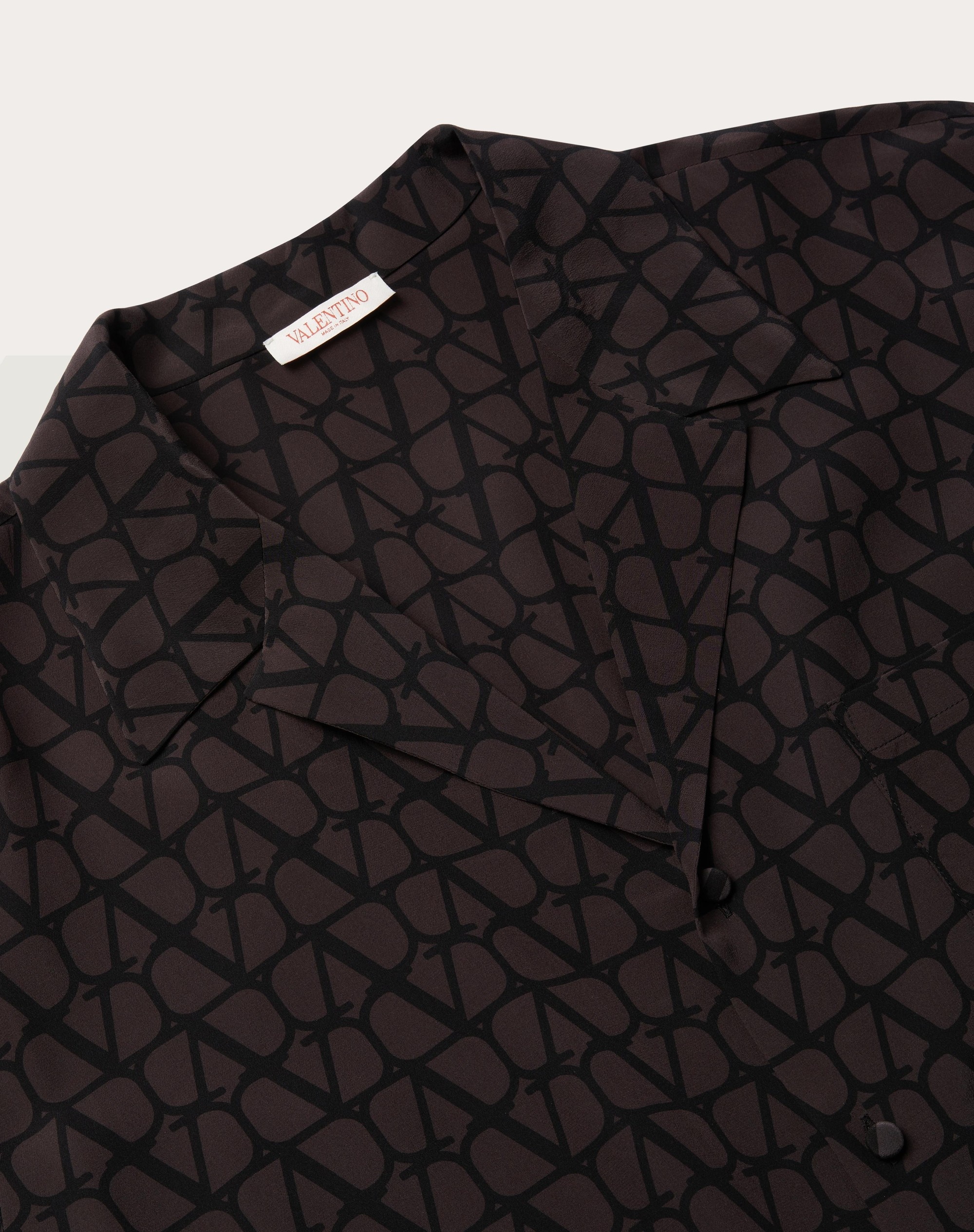ALL-OVER TOILE ICONOGRAPHE PRINT SHORT SLEEVE SHIRT - 3