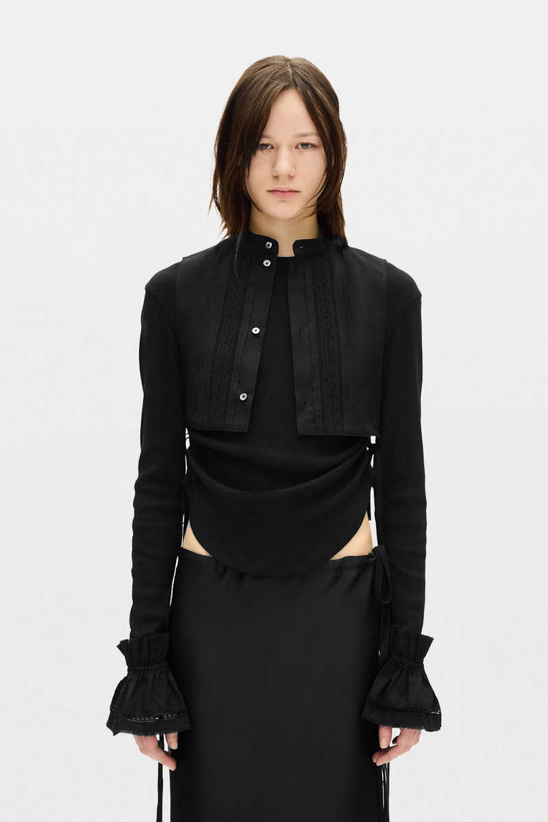 Suna Raw Edge Ruffled Cuffs 1